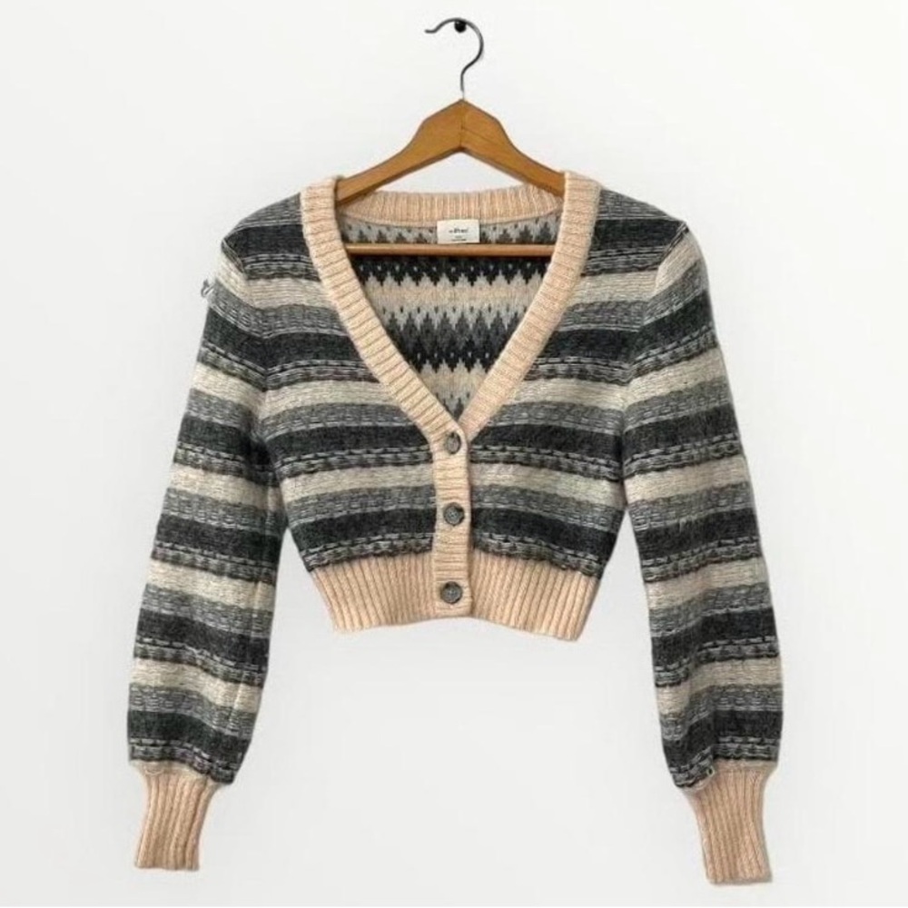 Aritzia Wilfred Cadence striped cardigan